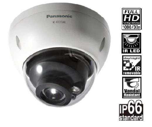  Camera IP Dome hồng ngoại 2.0 Megapixels PANASONIC K-EF234L0110597main_1