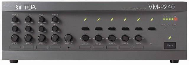  Mixer Amplifier 120W chọn 5 vùng loa TOA VM-2120