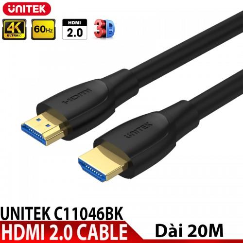 Cáp HDMI 2.0 4K@60Hz Unitek C11046BK Dài 20M Chính Hãng32338main_1